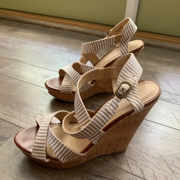 Chinese Laundry 5” cork wedge heels - size 8 - Picture 5 of 16